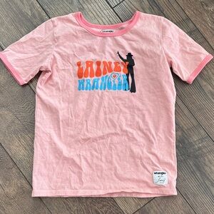 Wrangler Girls Pink Graphic Tee